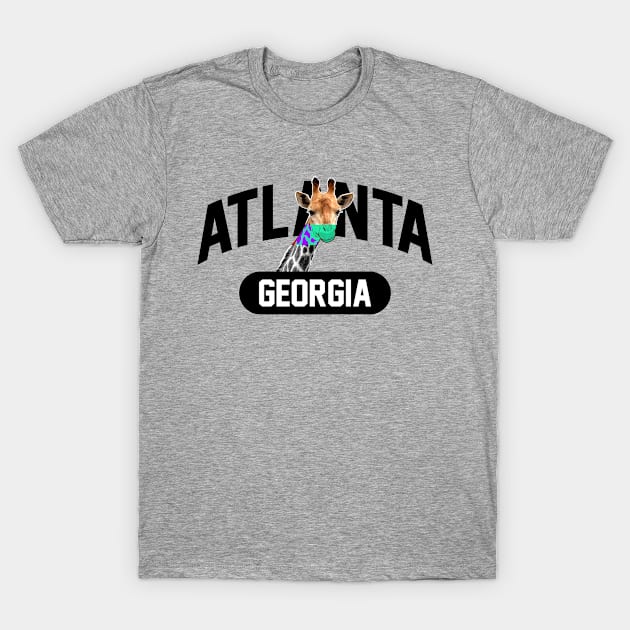 Atlanta Giraffe T-Shirt by TrapMonkie